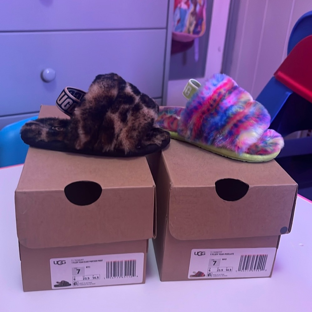 Toddler girl ugg slides